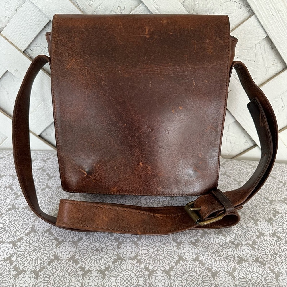 Vintage Village Tannery Genuine Leather HandMade Crossbody Messenger Bag